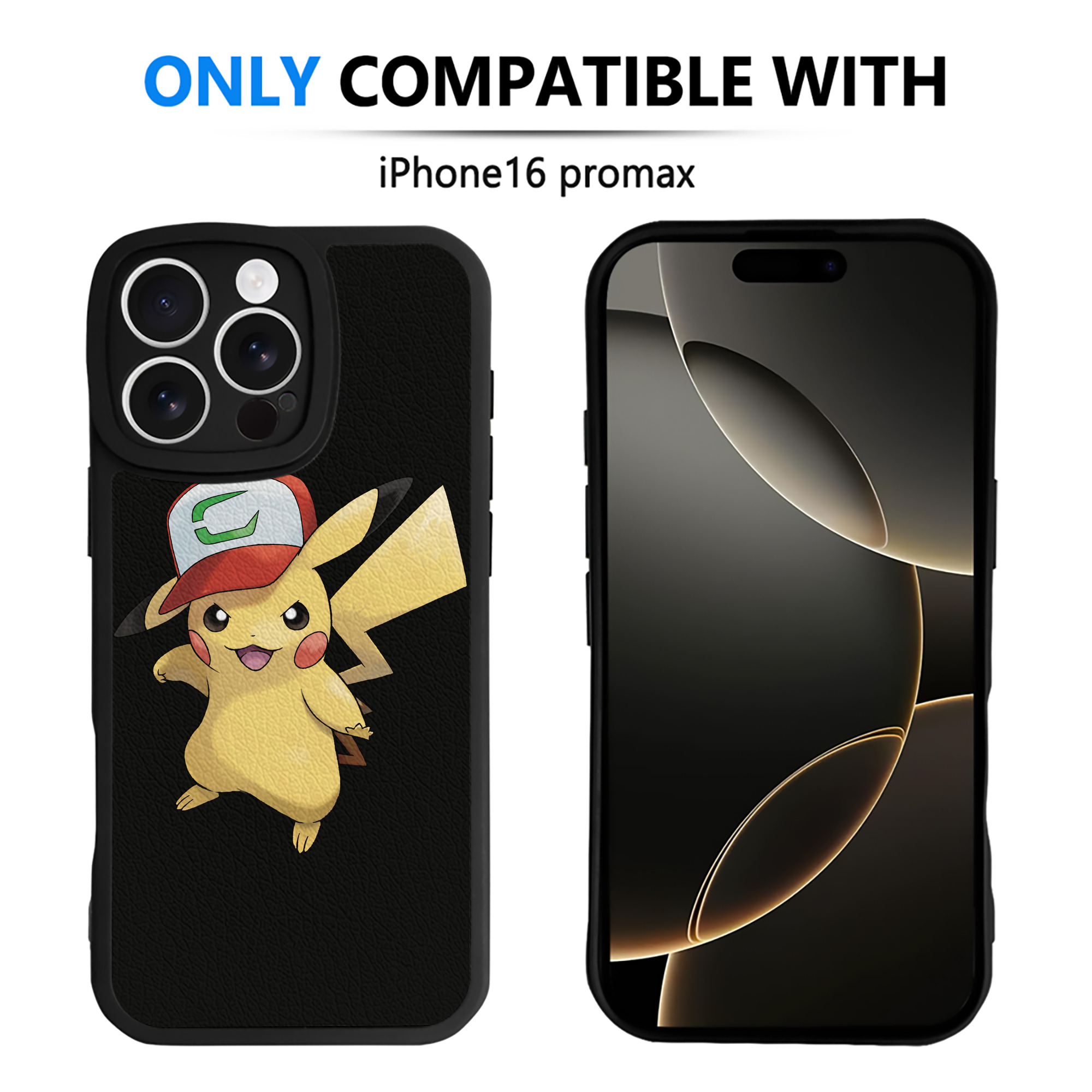 （画像用） ポケットモンスター Pokémon 【iPhone 16シリーズ対応】シリコンスマホケース（レザー調） 材質：シリコン